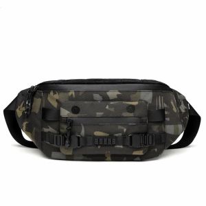 OZUKO Waist Bag #9681 - Tas Selempang Pria Cowok