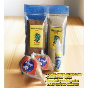 Auto strike - umpan paket hemat untuk ikan rame maupun indukan