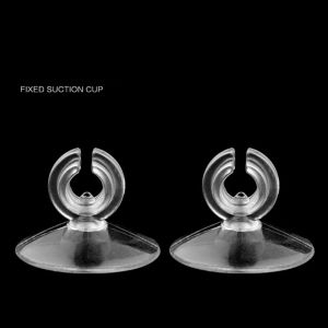 Núm Hút Chân Không Giữ Dây Oxy Núm Hít Kính Chống Cong Dây Dẫn Khí Mẫu Tròn Nút Hít Dẻo Trong Suốt Giữ Dây Sủi