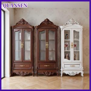 QUANSEN บ้านตุ๊กตา1 12โบราณตู้เก็บของจำลองตู้โชว์ตู้โมเดลตุ๊กตาบ้านห้องนั่งเล่นตู้เก็บไวน์เฟอร์นิเจอร์ของเล่นตกแต่ง