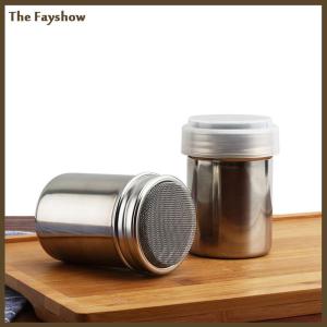 [The Fayshow] Stainless Steel Chocolate Shaker Icing Sugar Powder Cocoa Flour Coffee Sifter