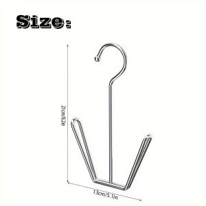 5Pcs Shoe Drying Rack Stainless Steel With Hook Hanging Shoe Organizer Space Saving Drying Rack