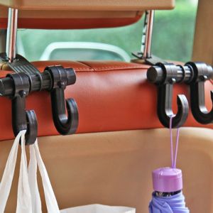 gantungan belakang kursi mobil organizer cantolan barang hanger hook holder headrest