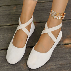 In Stock 2025 Summer New Large Size Round Toe Flat Shoes For Women Loafers Sports Casual WomenS Shoes