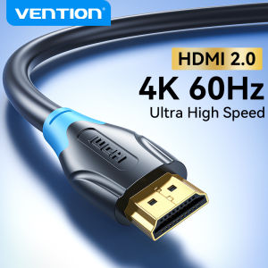 Vention HDMI Cable 4K 60Hz ultra High Speed HDMI Male to Male HDMI 2.0 Cable HDMI Adapter HDMI 2.0 Male to Male Cord 3D High Speed for Laptop PC Smart box PS5 PS4 Switch to TV Display Monitor Connector Projector HDMI to HDMI Cable
