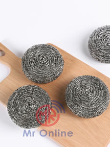 Stainless Steel Wire Ball Sponge / Cleaner Cleaning Ball Kitchen Dapur / Scrubbing Sponge Scrubber Star Kitchen Cleaning