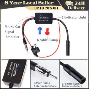 12V Car Antenna Signal Amplifier Set Car Antenna Booster Car FM AM Radio Signal Amplifier for ANT208 Auto Electronic Accessories
