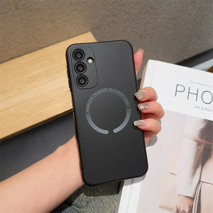 Casing For Samsung Galaxy A55 A35 A15 5G 4G 2024 Case Liquid Silicone Magnetic Square Soft Cover For SamsungA55 SamsungA35 Back Cases