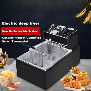 Heavy Duty 6L Stainless Steel Electric Fryer Multi functional Commercial/Home Fryer Easy Clean For Fried Chicken Fries