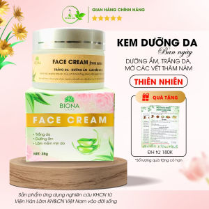 Kem dưỡng ẩm dưỡng trắng da mặt Face Cream thiên nhiên Nature Labs mờ nám tăng độ đàn hồi cho da chống lão hoá hộp 50g