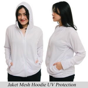 GRACIOUSTYLE - AIRism Jaket Mesh Hoodie UV Protection