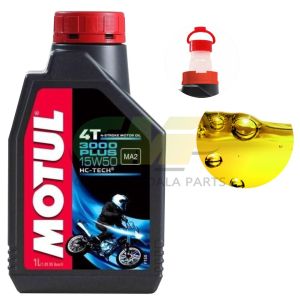Oli Motul 3000 Plus 1 Liter 4T 15w50 20w50 Oil 1000ml Motor Sport Trail Tiger Thunder KLX Scorpio