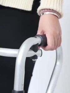 Walking Aid Elderly Walking Aluminum Alloy Disabled 4-Foot Crutches Walking Aid Elderly Walking Aid EZAuto