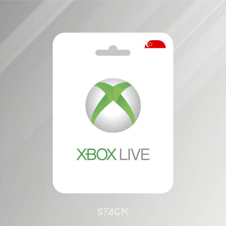 Xbox live best sale credit card