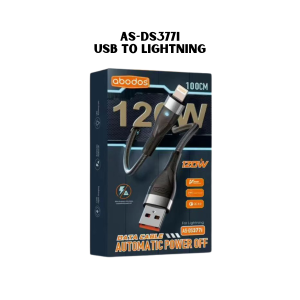 💖Ready Stocks💖abodos 120W High Power Rapid Charging Cable  Auto Cut Off Braided USB Cable For Type-C Lightning