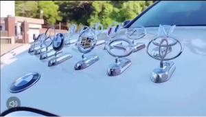 High quality For BYD Zinc Alloy Car Front Hood Label Personalized Car Hood General Car Logo Car Bonnet Sticker Bonnet Logo Car Decoration car accessories Atto 3 Yuan Plus