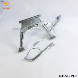 BOCAHRACING - [BERGARANSI] Paket Standar Tengah Plus Standar Samping Ring 17 Crome Krom Honda Vario Tekno 125-150 Th 2015-2018