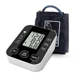 Blood Pressure Monitor HD Large Display Accurately Measures Blood Pressure And Pulse Shows Systolic Pressure Diastolic Pressure And Heart Rate Supports Dual-User Memory Portable Blood Pressure Measuring Device
