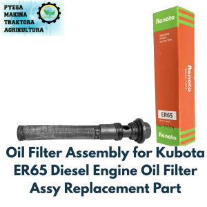 Oil Filter Assembly for Kubota ER65 Diesel Engine Oil Filter Assy Replacement Part
