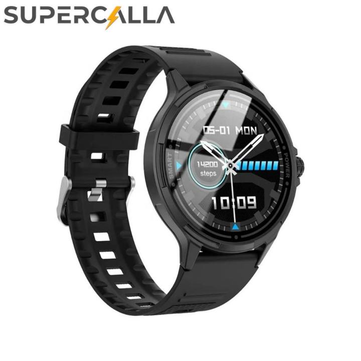 Supercalla Y25 Smart Watch BT Call Heart Rate Blood Pressure Multi