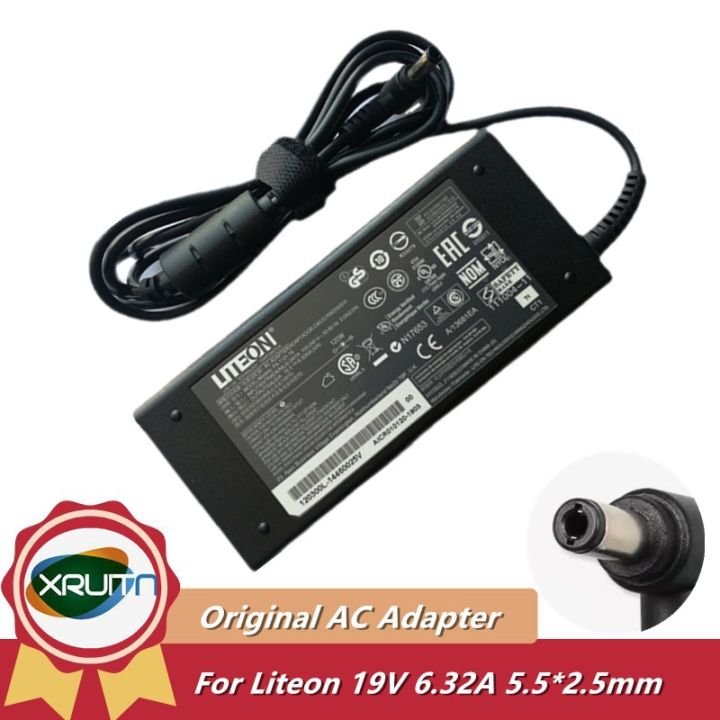 Genuine Liteon Pa 1121 16 19v 632a 120w 55x25mm Ac Adapter Charger For Laptop Power Supply 