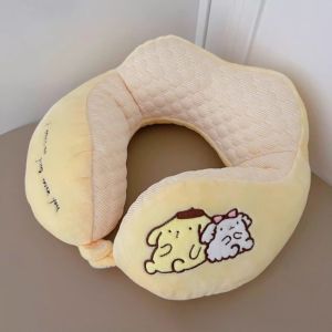Sanrio Cartoon Anime Cinnamoroll U-Shaped Pillow Lovely Kuromi My Melody Pochacco Comfortable Travel Pillow Xmas Gifts