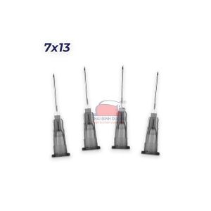 Kim tiêm nhựa (100 cái/hộp) - Đốc đen 7x13 Đốc vàng 9x13 Đốc hồng 12x20 - Thiết bị chăn nuôi Thái Bình Dương