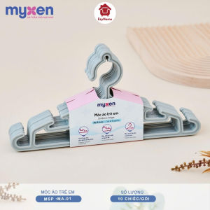 COMBO 3 SET 30 Móc Treo Đồ Quần Áo Trẻ Em - Chất Liệu Nhựa Cao Cấp Bền Đẹp Tiện Lợi 30x15cm