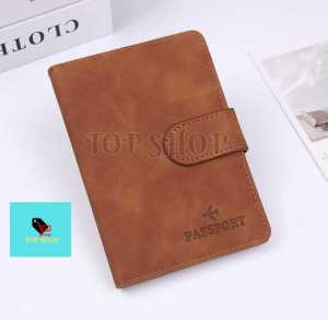 TOP SHOP Passport Holder Cover PU Leather Passport Cover Case Organiser with Wallet for Credit Card Money Business Cards Passport for Women Men