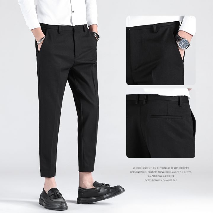 Men's Black Slacks Pants