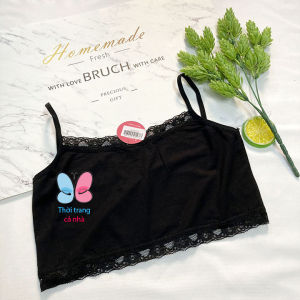 ÁO LÁ NGẮN PHỐI REN CHO BẠN GÁI BÉ GÁI ÁO LÓT LÁ VẢI HỌC SINH CẤP 2 3- AOLA02