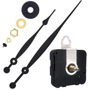 Wall Clock Motor with Long Spade Hands Set Long Shaft High Torque Quartzs Clock Movement Home Decors Clock Repair Kits