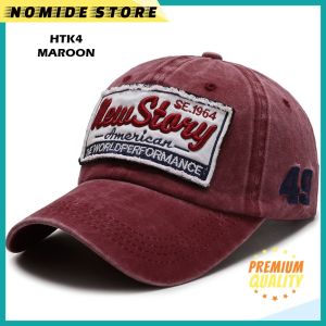 TOPI PRIA BASEBALL CAPS COWOK DISTRO Snapback Bordir NEW STORY Fashion Import Kualitas Premium HTK
