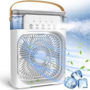 Air Conditioning Cooling Fan Mini Super Strong Air Conditioner Fan Portable USB Air Cooler Fan