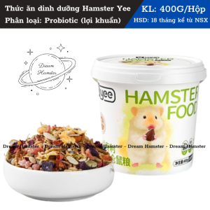Các loại thức ăn dinh dưỡng hoàn chỉnh Yee dành cho hamster