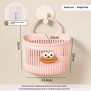 SeasTina giỏ lưu trữ treo tường dễ thương cho nhà bếp và phòng tắm khả năng chịu tải mạnh