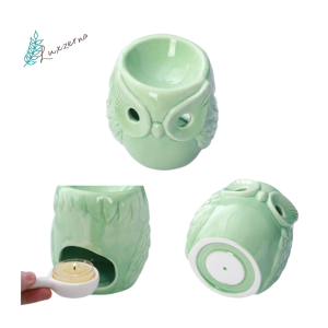 Big Owl Ceramic Oil Burner |  Wax Melt Burner & Essential Oil Burner