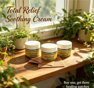 Total Relief Magnesium Cream for Nerves Fast-Absorbing with MSM & Arnica for Healthy Comfortable Nerves