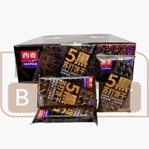 24pcs - [ Seamild Black Grains Soda Crackers ]