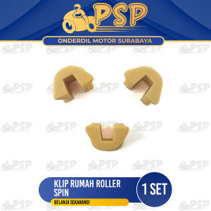 Klip Rumah Roller Spin (Harga Per Set Isi 3) - Kancing Slider Piece Slide Tutup Rumah Roler Suzuki