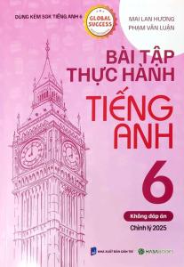 Sách - Bài Tập Thực Hành Tiếng Anh 6 - Không Đáp Án (Dùng Kèm SGK Tiếng Anh 6 Global Success) - HASA - Newshop