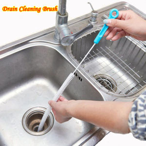 Free Gift 2 Pcs Pipe Cleaning Brush Sewer Dredger Sink Overflow Drain Remove Blockage Cleaner Kitchen Tool Bathroom Hair Remover