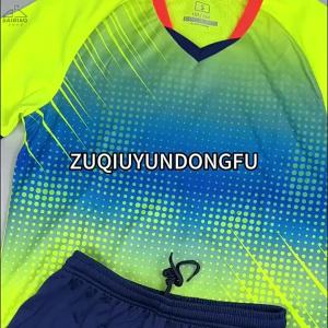 AU Sports training set for men and women short-sleeved student football printed competition fan team uniform for campus children