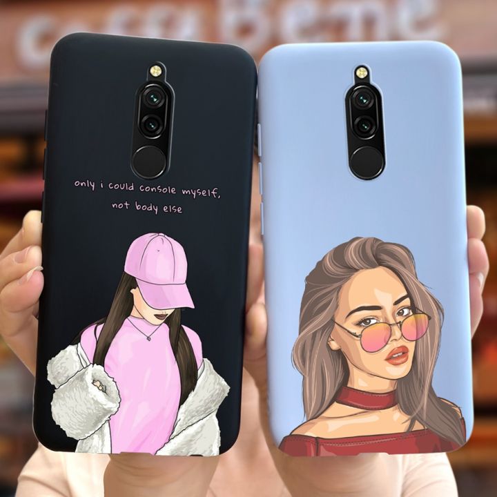 For Xiaomi Redmi Case Stylish Pretty Girls Cover Soft Silicone Casing For  Xiaomi Redmi Redmi8 Shell Lazada PH