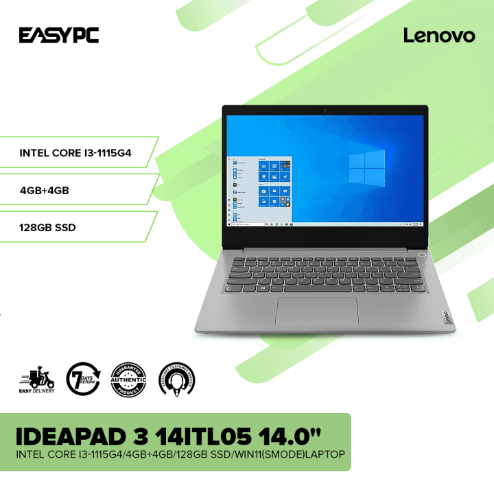 EasyPC Lenovo IdeaPad 14ITL05 Intel Core i3-1115G4 4GB+