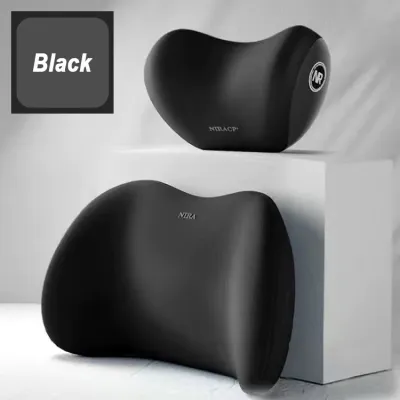 [SG STOCK]Memory Foam Car Neck Pillow – Ergonomic Headrest & Back Cushion Support for Auto Seat Neck Head & Waist Protection