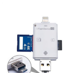 Đầu đọc thẻ nhớ cho iPhone iPad - i-FlashDevice HD Card Reader