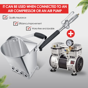 G-Un ถัง G-Un + มีฝาปิด4เจ็ท เครื่องพ่นปูนซีเมนต์ G-Un เครื่องพ่นฉาบสำหรับผนังและเพดาน DIY พร้อม 4หัวฉีด