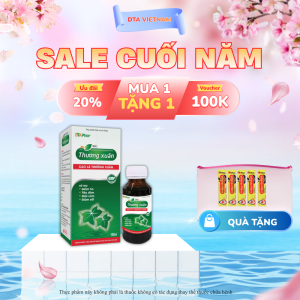 Siro ho Thường Xuân giúp bổ phế giảm ho khản tiếng hắt hơi chảy nước mũi nghẹt mũi Chai 100ml