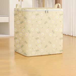 กล่องเก็บผ้าห่ม มีซิป ความจุขนาดใหญ่ ถุงเก็บของอเนกประสงค์ กันฝุ่น ประหยัดพื้นที่ B391